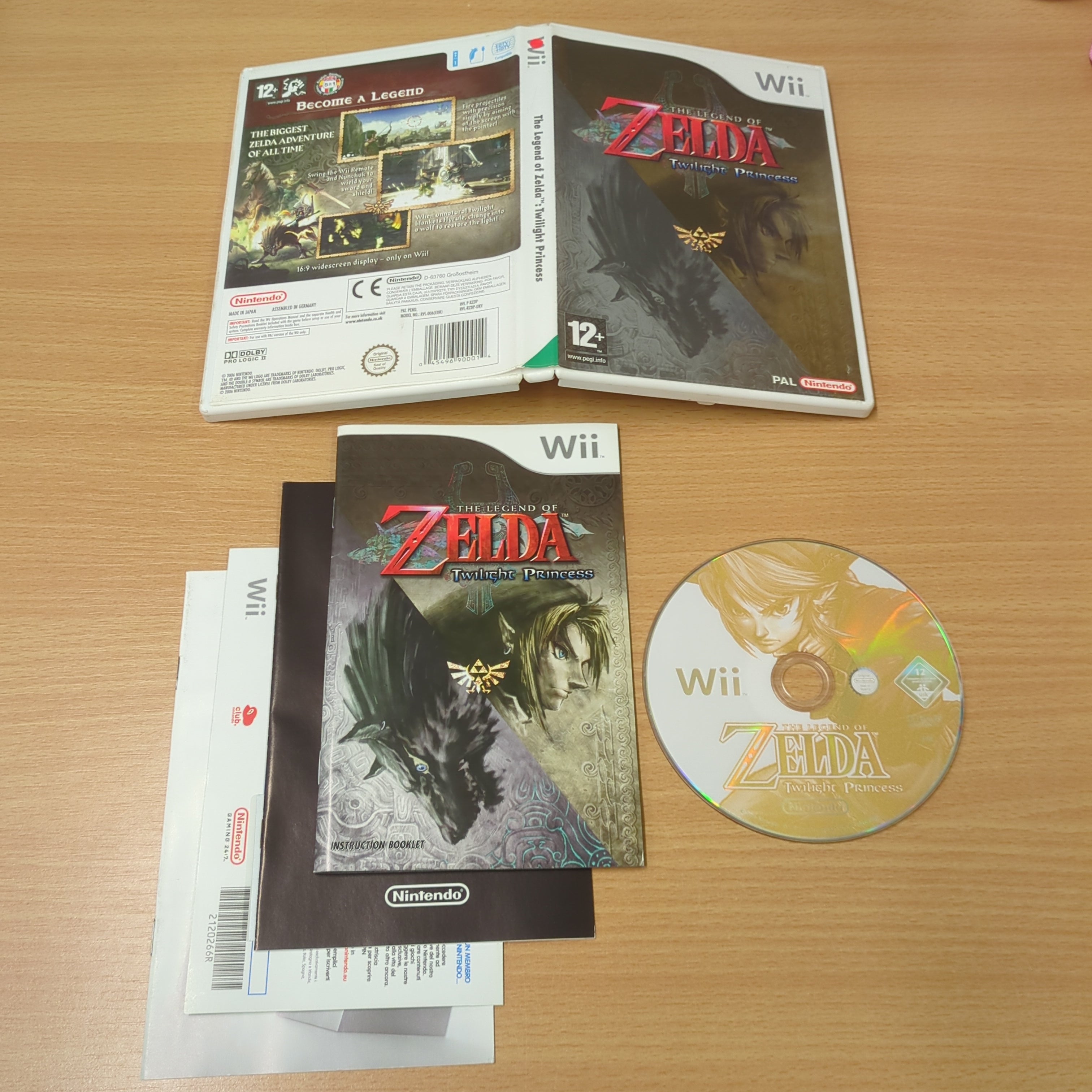 The Legend of Zelda: Twilight Princess Nintendo Wii game The Legend of Zelda: Twilight Princess Nintendo Wii game